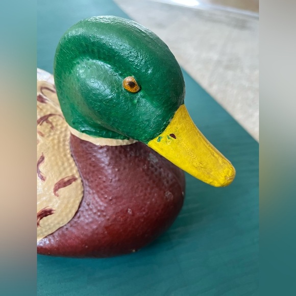 Vintage Ariduk Mallard Drake Duck Decoy Hunting General Fibre St Louis Fowl - Picture 4 of 15